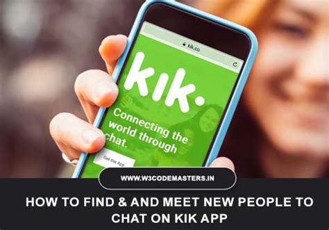 Kik meet new people - You have two options with the Meet New People feature – “Quick Chat” and “Interest Match”. Use “Quick Chat” to start a new chat and be matched randomly with ...